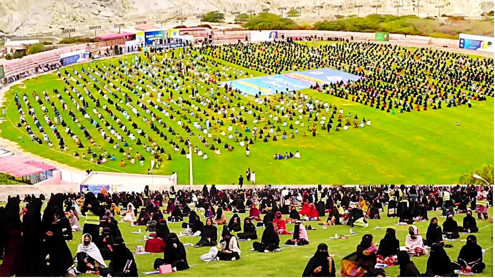 Thousands Sit Free Skills Entry Test in Gwadar, With Strong Turnout from Women