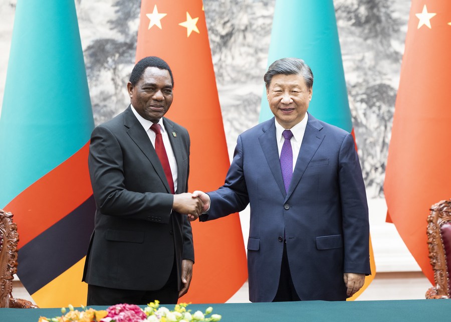 Xi congratulates Hichilema on re-election as Zambian president