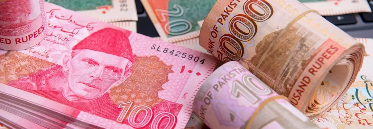 Pakistan rupee records gain against US dollar